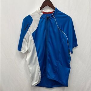 Specialized Blue and White Short Sleeve Cycling Jersey
